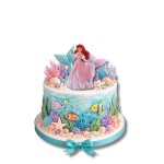 Figurka Bullyland Ariel v růžových šatech