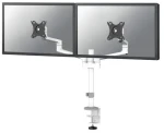 Neomounts TIS DS60-425WH2 bílá / stolní držák pro 2 monitory / velikost 17-27" / VESA 75x75 - 100x100 / nosnost 8 kg (DS60-425WH2)