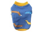 Pogo mikina pro psa s potiskem Barva: Modrá, Délka zad (cm): 28, Obvod hrudníku: 34 - 38 cm