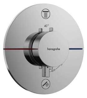 HANSGROHE - ShowerSelect Comfort Termostatická baterie pod omítku, pro 2 spotřebiče, chrom 15556000
