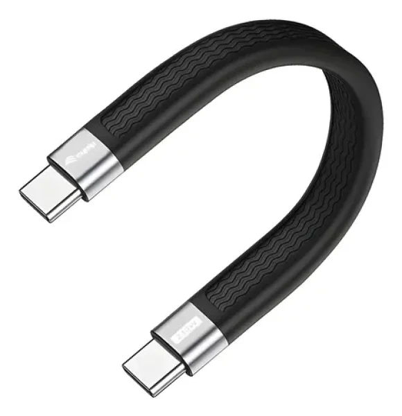 Equip USB4 Gen 3x2 PD 240 W černá / Datový a nabíjecí kabel / USB-C - USB-C / 40 Gbit/s / 0,13 m (128410)