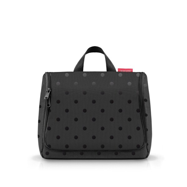 Toaletní taštička Reisenthel Toiletbag XL Glossy dots black