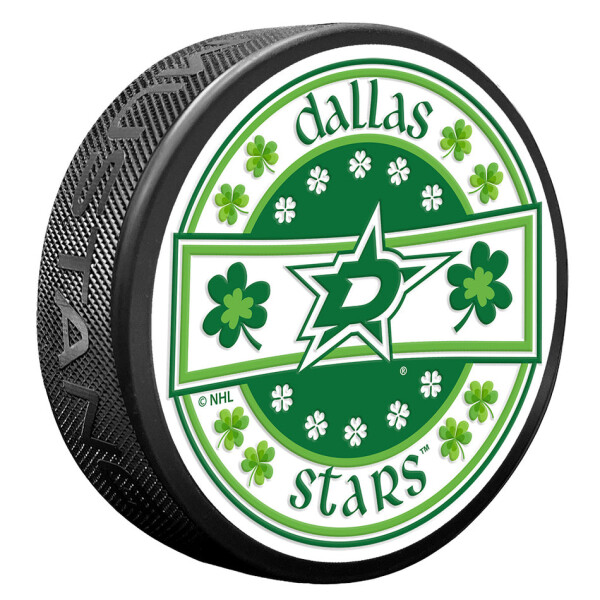 Mustang Puk Dallas Stars NHL Lucky St. Patricks Day Puck