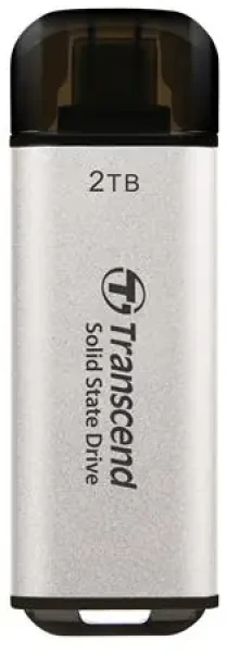 Transcend ESD300S Externí SDD 2TB šedá / USB-C 3.2 Gen 2 / R: 1050MBs / W: 950MBs (TS2TESD300S)