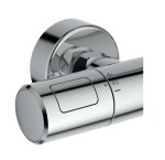 IDEAL STANDARD - Ceratherm T25N Sprchový set s termostatem, 26x26 cm, 2 proudy, chrom A8521AA