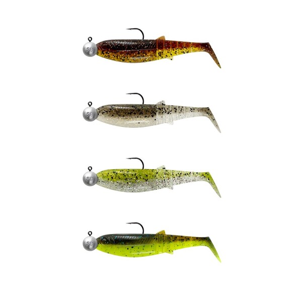 Savage Gear Gumová Nástraha Cannibal Shad Clearwater Mix Set 4ks,Savage Gear Gumová Nástraha Cannibal Shad Clearwater Mix Set 4ks