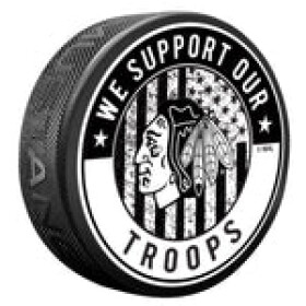 Mustang Puk Chicago Blackhawks NHL Military Appreciation