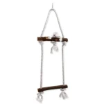 Bird Jewel Hračka - závěsná dřevo a provaz 50 cm (452-30032)