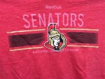 Reebok Pánské Tričko Ottawa Senators Team Stripe Overlay Velikost: S, Distribuce: EU