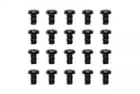 EKWB EK-Loop Phillips Head Screw Set M4x5mm - Black (20pcs) (3831109898017)