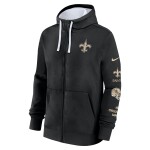 Nike Pánská mikina New Orleans Saints NFL Full-Zip Club Fleece Hoodie Velikost: S