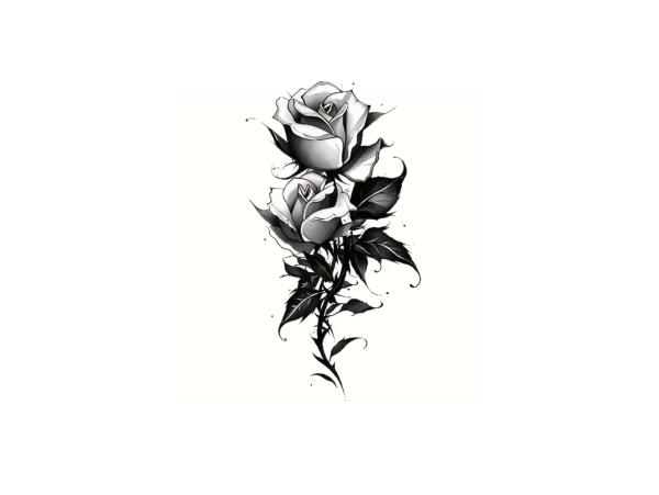 Dovoz Tetování růže Barva: 2