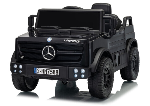 Mamido Elektrické autíčko Mercedes Unimog černé