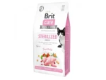 Brit Care Cat Grain-Free Sterilized Sensitive 0.4kg / Granule pro kočky / trávení a imunitní systém (8595602540778)