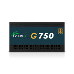 EVOLVEO G750, zdroj 750W, 80+ GOLD, ATX 3.1, aPFC, 140 mm ventilátor, plně modulární, záruka 3 roky, černý
