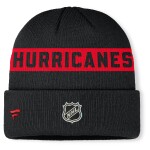 Fanatics Pánská zimní čepice Carolina Hurricanes NHL Authentic Pro A/Cap Cuffed Beanie