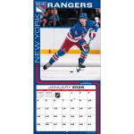 JF Turner Kalendář New York Rangers NHL 2026 Wall Calendar