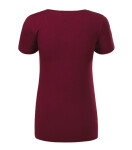 Action V-neck tričko dámské garnet M