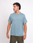 Tričko Patagonia M's Daily Pocket Tee Blue Sage