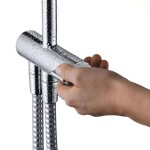 HANSGROHE - Vernis Shape Sprchový set Showerpipe 230 Reno, EcoSmart, chrom 26289000