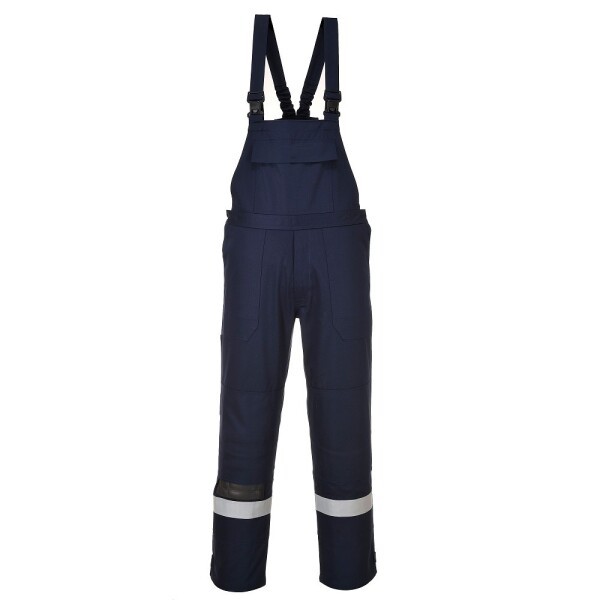 Portwest Montérková kalhoty BIZFLAME PLUS FR27 s laclem nehořlavé reflexn prvky tmavě modré 2XL - tmavě modré