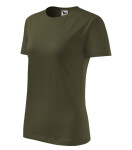 Classic New tričko dámské military XL