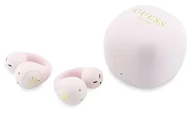 Guess Mini Classic Logo růžová / Sluchátka / Bezdrátová / OWS / Do uší (57983130973)