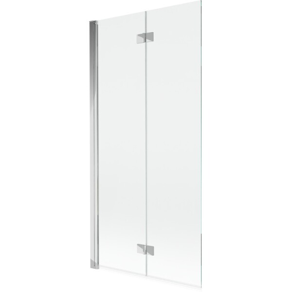 MEXEN - MIST vanová zástěna 90x150 cm 6mm 2-s, chrom, čirá, levá 8A9-090-002-01-00-L