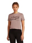 ICEBREAKER Wmns 150 Tech Lite SS Tee Journey, Summit velikost: L