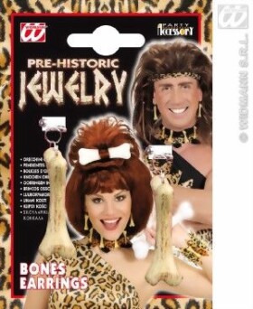 R-Kontakt.cz Náušnice kosti - 2ks