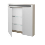 Dřevojas - Dvoudveřová galerka AIR GA2NOE 80 - M05 Béžová mat 239435