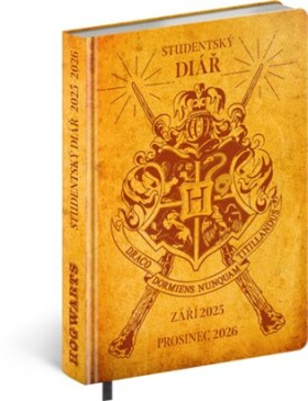 Studentský diář Harry Potter – Bradavice (září 2025 – prosinec 2026)