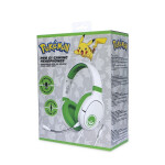 OTL Pokémon Poké ball White and Green PRO G1 Gaming Headphones