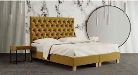Materasso Manželská postel čalouněná CHESTERFIELD - bočnice ROZMĚR: 160 x 200 cm