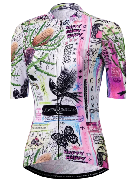 Cyklodres CYCOLOGY Mieka, woman, krátký rukáv (Motiv Mieka, velikost XS)
