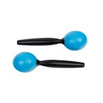 NINO Percussion NINO575SB Molded ABS Maracas - Sky Blue