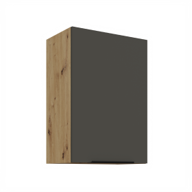 Horní skříňka Aria 50 G-72 1F Barva korpusu: Dub artisan, Barva dvířek: GR - Graphite AFM