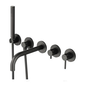 OMNIRES - Y vanová baterie 5-otvorová podomítková grafit /GR/ Y1237-1GR