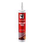 Tmel akrylový DEN BRAVEN bílý 280ml - rozbaleno - utržená špička