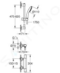 GROHE - Precision Start Sprchový set s termostatem, chrom 34597001