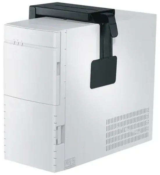 Neomounts CPU-D100BLACK černá / držák PC pod stůl / výška pc 30-53 cm / šířka pc 8-22 cm / nosnost 30 kg (CPU-D100BLACK)