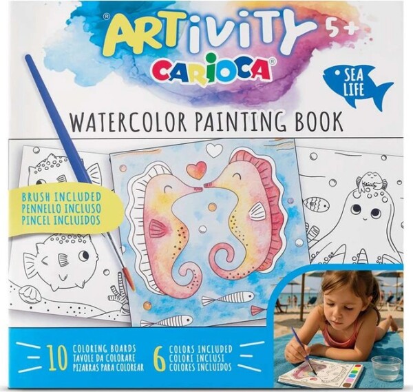 Carioca Carioca, 43619, ARTivity, omalovánky s barvami, V moři