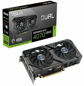 ASUS Dual GeForce RTX 4070 SUPER EVO 12GB / 1980 - 2505 MHz / 12GB GDDR6x / 192-bit / 1x HDMI + 3x DP / (16) (90YV0KC1-M0NA00)