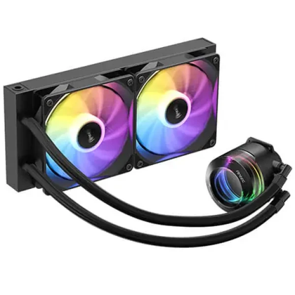 Antec WAK VORTEX LUM 240 ARGB černá / 2x 120mm / 260W TDP / 1800 RPM @ 31 dB / RGB / AMD + Intel (0-761345-40054-1)