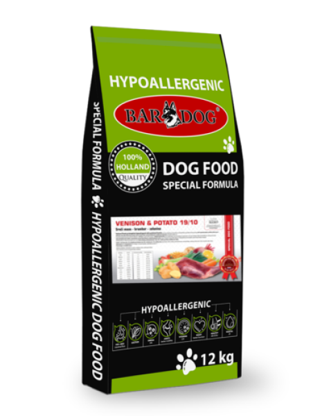 BARDOG VENISON &amp; POTATO - Srnčí maso -brambor - zelenina 12 kg