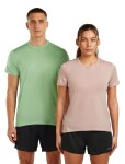 Dámské merino triko s krátkým rukávem ICEBREAKER Wmns 125 Cool-Lite Speed SS Slit Back Tee, Pink Quartz velikost: S