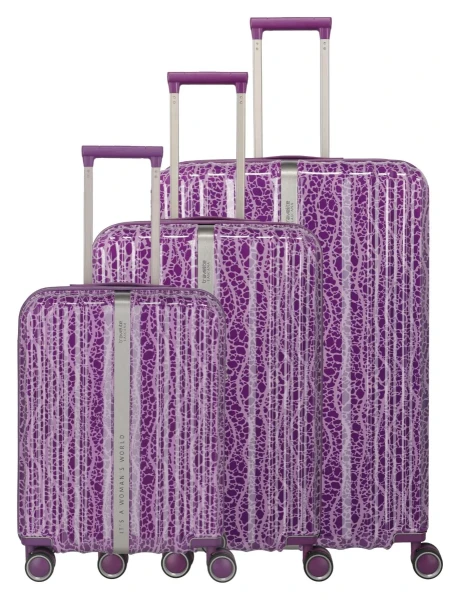 Travelite Lascana Edition S,M,L Plum S: 37 l / M: 63/69 l / L: 101 L TRAVELITE-77440-15