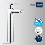 GROHE - Start Edge Umyvadlová baterie s výpustí Push-Open, chrom 23777001