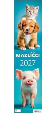 Kalendář nástěnný 2027 - Mazlíčci