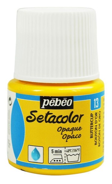 Barva na textil Pébéo Setacolor Opaque 45 ml - Žlutá blatouch 13